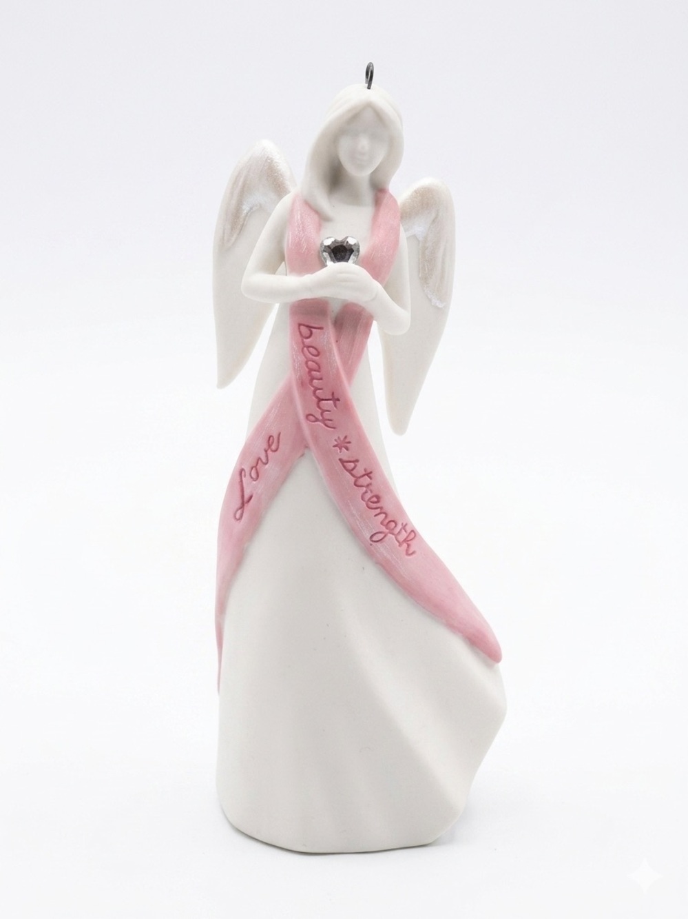 Hallmark Keepsake 2010 Surrounded by Love Angel Ornament Susan G Komen w/ Box